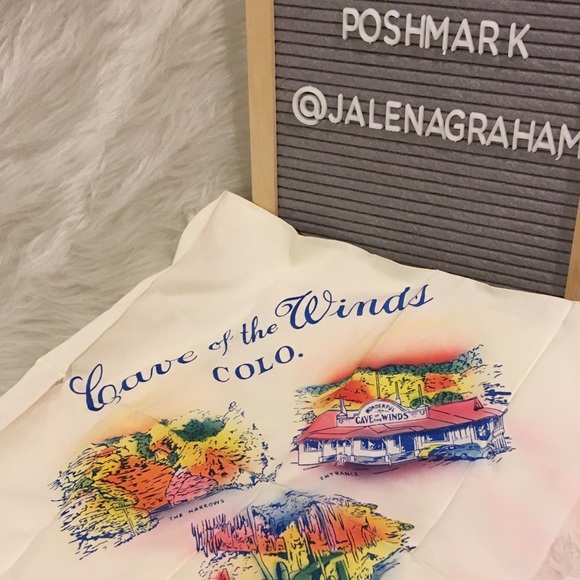 Cave of the winds Colorado scarf handkerchief - Picture 1 of 4